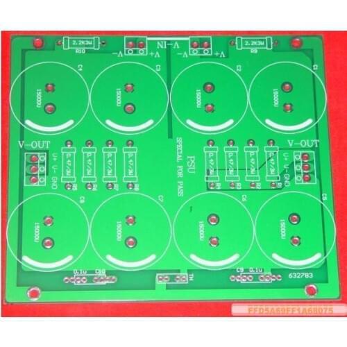 NEW PASS Dedicated Power Board PCB CRC Type 8 Capacitor Power Supply Empty Board