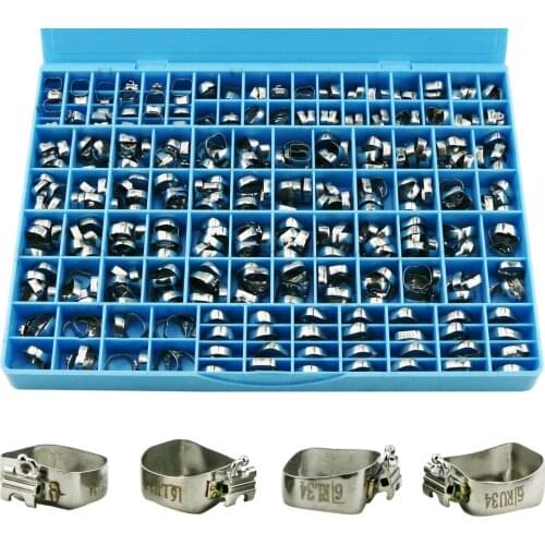 360 pcs Dental 3M Orthodontic Bands Roth 022 1st Molar Prewelded Conv Tubes