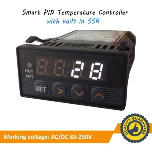 QB-T7200 48*24mm Programmable Digital PID Temperature Controller with Built-in 5A Solid State Relay XMT7100 AC/DC85~260V