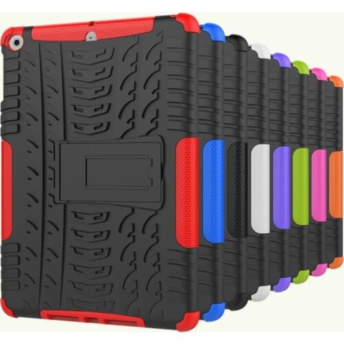 Shockproof Silicone Cover For iPad 2017 2018 9.7"iPad 5 iPad 6 Case Kids Safe Armor Heavy Duty Rubber Anti-Slip House Shell Capa