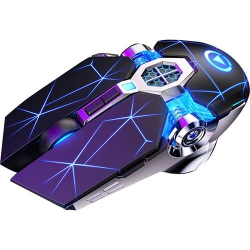 Wired Mechanical USB 7 Buttons LED Backlit Mute Gaming Mouse Mice PC Laptop