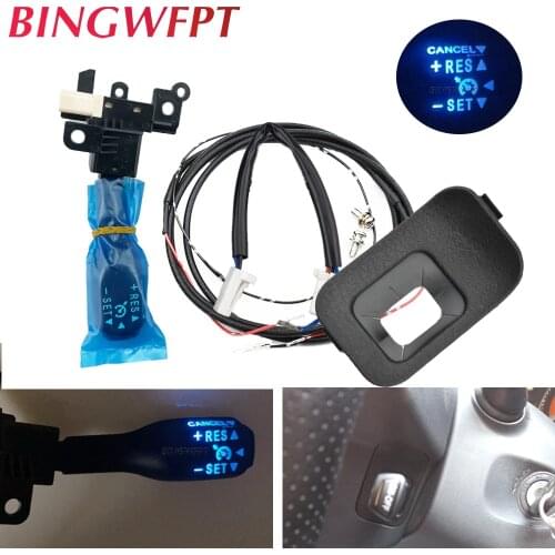 Blue backlight with LED 84632-34011 Cruise Control Switch 45186-02150 45186-42030 For Toyota RAV4 2009-2013 Corolla 2010-2014