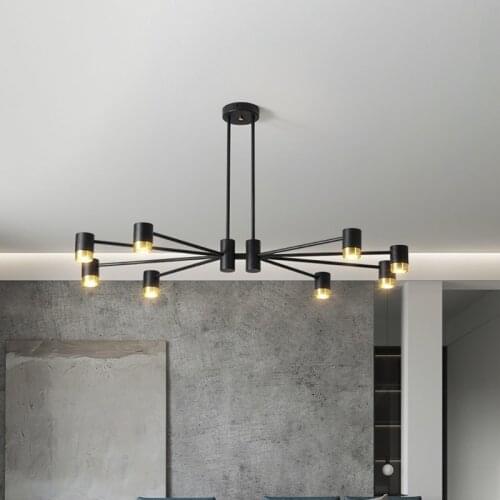 Modern Branch Chandelier Lighting Nordic Spot Light Fixture For Living room /Bedroom Black/White Chandelier Lamp Indoor