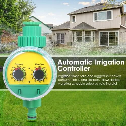 Automatic Watering Timer Drip Irrigation Kit DIY Watering System with Electronic Irrigation Programmer Timer for Outdoor Garden
