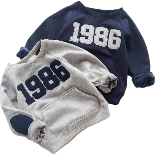 2021 Autumn Winter Clothes Childrens Sweatshirts Fashion Warm Fleece Tops For Kids Baby Girls Boys Pullover Tops Shirt Coats