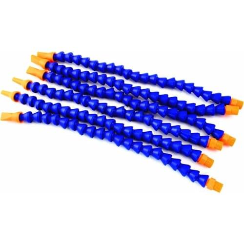 1pcs Round mouth& Flat mouth 1/4'' 3/8" 1/2" Thread 30 40 50 60cm Plastic machine tool Cooling pipe oil tube water pipe