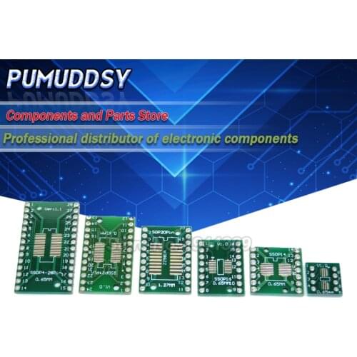 30PCS PCB Board Kit SOP24 SOP8 SOP14 SOP16 SOP20 SOP28 SMD Turn To DIP Adapter Converter Plate SOP 8 14 16 20 24 28 igmopnrq