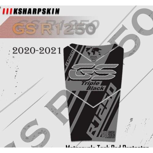 For BMW R1250GS Adventure 2020-2021 r1250 gs 3D Gel Motorcycle Fuel Tank Pad Sticker Tank Fishbone Protective Decals protection