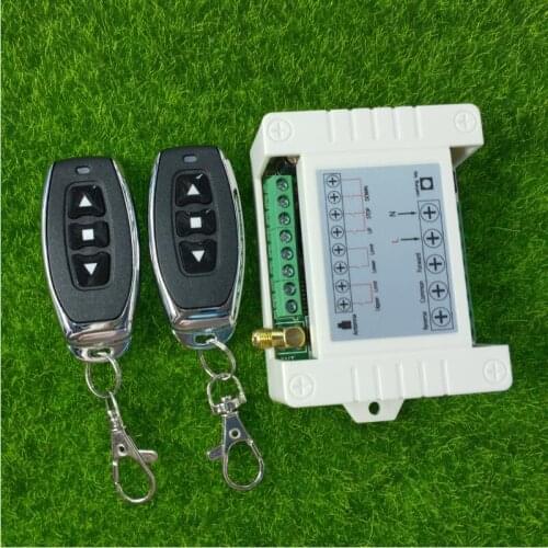 433/315MHZ RF DC12v 24v 48v Electric Door/Curtain/Shutters Motor Wireless Remote Control Switch For Forward