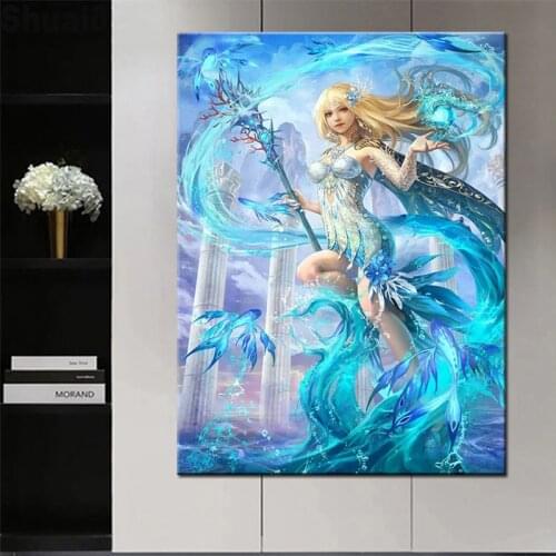 5D Princess Cross Stitch Kits Diy Diamond Painting Cartoon Girl Pattern Diamond Embroidery Full Square Round Mosaic SetZP-4454