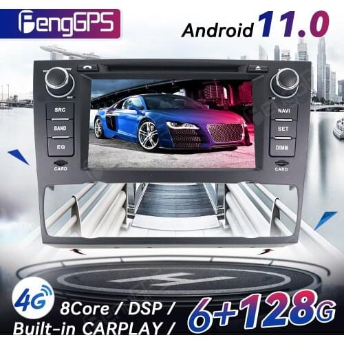 8 Core CD DVD GPS Navigation Player 2 Din Android 8.0 Car Radio for BMW E90 E91 E92 E93 with Manual/Auto AC Autostereo Headunit