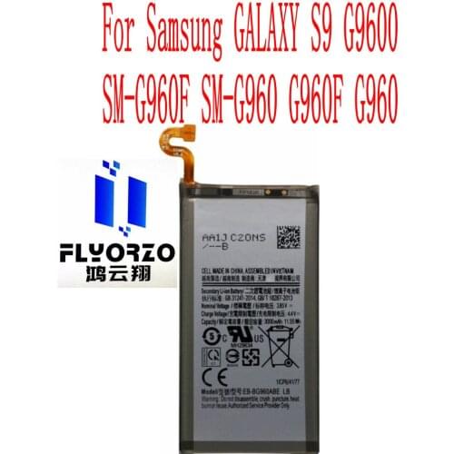 High Quality 3000mAh EB-BG960ABE Battery For Samsung GALAXY S9 G9600 SM-G960F SM-G960 G960F G960 Mobile Phone