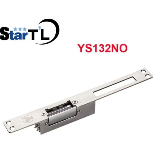 Fail Safe NO Narrow-Type Long-Type Door Electric Strike Lock for Access Control DC12V Electric Door Lock System yli YS-132NO