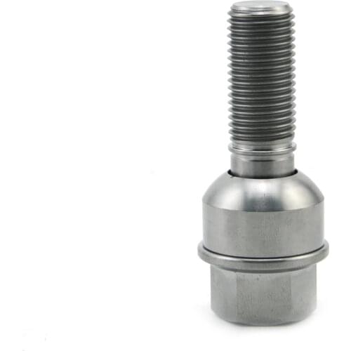 One Piece High Performance Gr.5 Titanium Lug Bolts M12/M14*1.25/1.5*65mm with Cone Seat Spacer