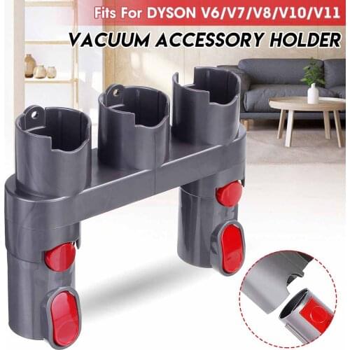 1pcs Storage Bracket Holder Vacuum Cleaner Parts Accessories Brush Tool Holder Nozzle Base Organizer for Dyson V6 V7 V8 V10 V11