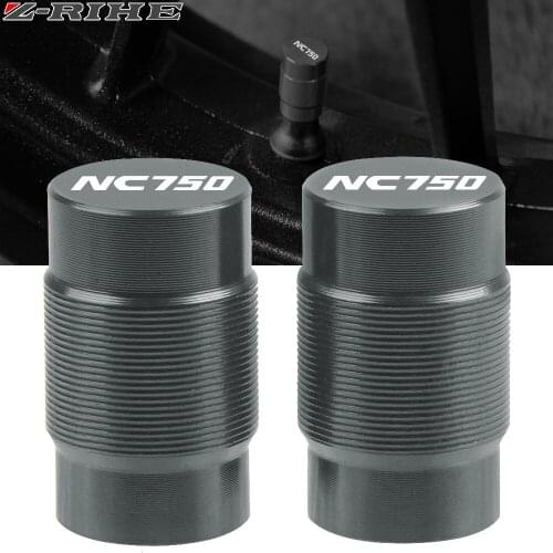 For HONDA NC750X NC 750X NC750 X 2017 2018 Motorcycle Accessories Wheel Tire Valve caps CNC Aluminum Airtight Covers NC 750 logo