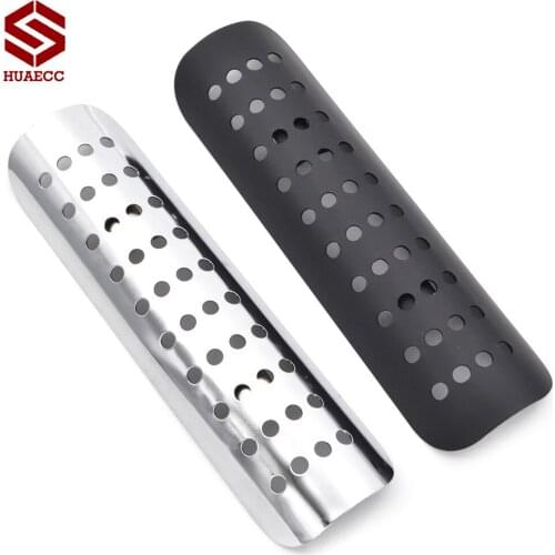 Exhaust Muffler Pipe Heat Shield Flame Cover Heel Protect Universal for Harley Copper Cruiser Custom