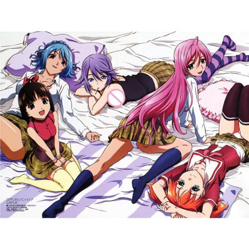 Hot Anime Rosario + Vampire Character Sexy Girl Moka Akashiya Soft Blanket