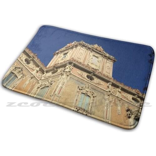 Spanish Carpet Rug Non-Slip Water Absorb Door Mat Spain Segovia Stock Market Spanish Spanish Buildings Old Buildings Ornate