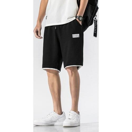 Summer MenS New Fashion Brand Capris Korean Beach Loose And Versatile Middle Pants Boys' Youth Leisure Sports Shorts Trousers
