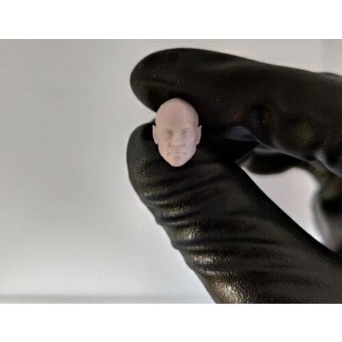 1/18 Scale War Police Bareheaded Professor Head Sculpt Unpainted Fit 3.75" Figure