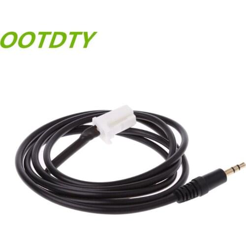 OOYDTY 8 Pin 3.5mm 150cm AUX Cable Adapter Audio Car Music Plug For Suzuki Swift Jimny Vitra