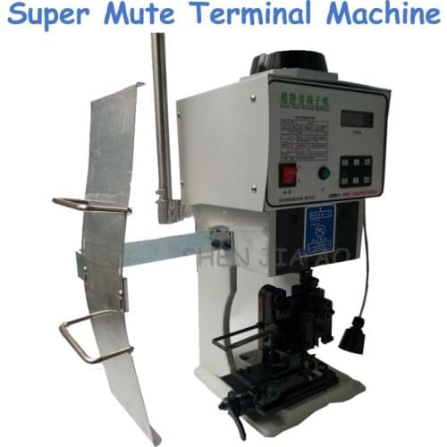 220V Semi-Automatic Terminal Crimping Machine Ultra-Quiet Terminal Machine + Horizontal Mode With Blade Mold 1.5T