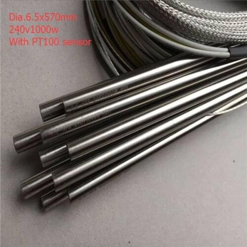 Supply far infrared electric heating rods industrial heating rods Cartridge Heater dia.6.5x570mm 240v1000w