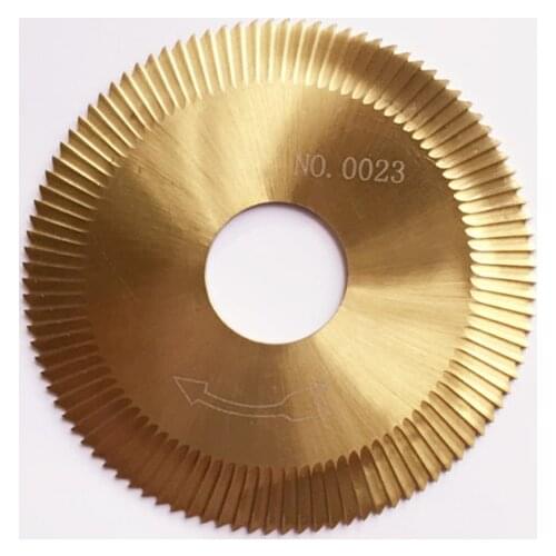 HSS key slotting cutter 0023 side & face milling cutter 100 Teeth 80-1.4-22 replace WENXING 100G 202A 100G2 key machines parts