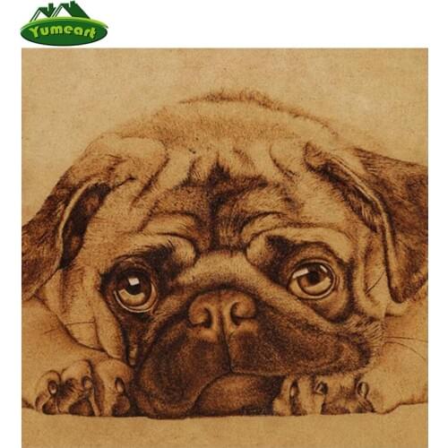 Needlework mosaic diamond painting pictures of diamonds Diamond mosaic Diamond embroidery Animals bulldog painting on the wall