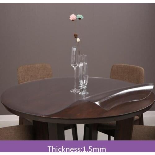 Obrusy Na Shabby Chic Obrus Pokojowy Plastic Mantel Redondo Round Manteles Tablecloth PVC Toalha De Mesa Cover Table Cloth