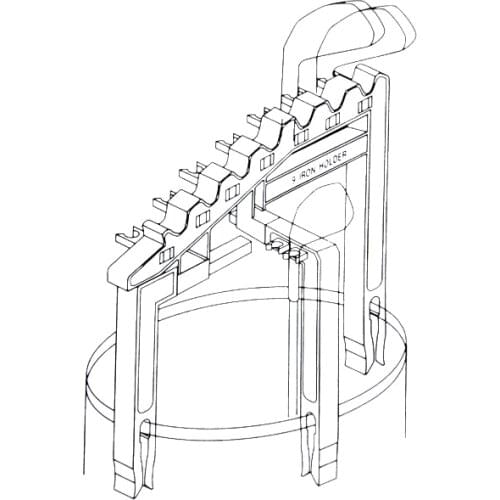 Golf 9 Iron Club Holder Universal - To Organize Your Irons Clubs Above Bag