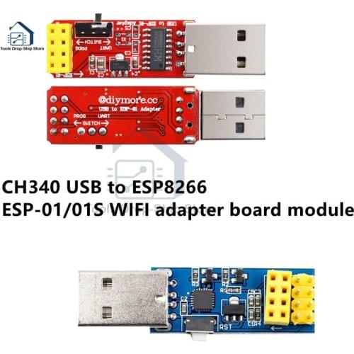 USB to ESP8266 ESP-01 Wi-Fi Adapter Module w/ CH340G Driver Whosale&Dropship