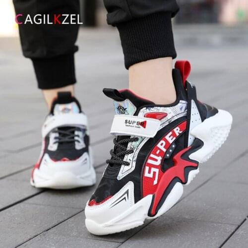 CAGILKZEL High Quality Children Shoes Boys Fashion Casual Running Sports Shoes For Boy Breathable Comfortable Kids Shoes Enfant