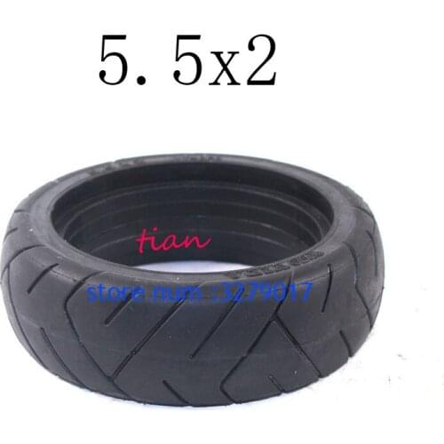 Hot Sale High Performance 5.5X2 Inch Explosion Tire Fastwheel F0 Rear Wheel Solid Tire for Carbon Fiber Scooter Electric Scooter