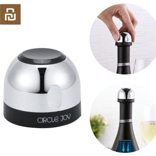 Youpin Circle Joy Sparkling wine mini champagne Stopper Mini Wine Stopper Rotary lock DesignVacuum Efficient Preservation