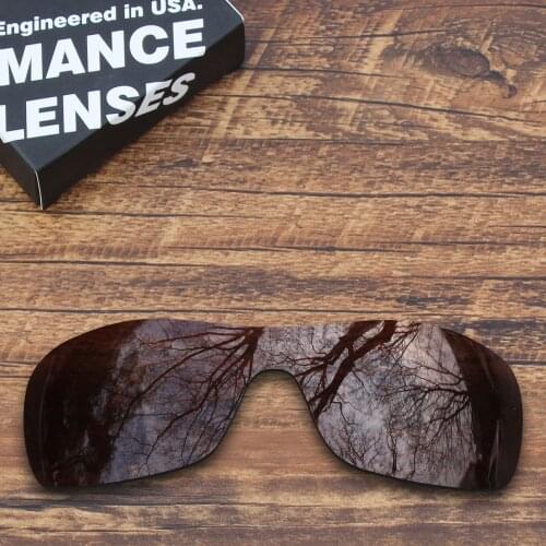 ToughAsNails Polarized Replacement Lenses for Oakley Antix Sunglasses Brown (Lens Only)