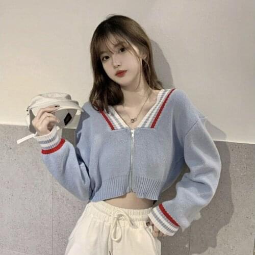 Woman Sweaters Pull Hiver Loose Sweater Womens Autumn and Winter 2020 Cardigan Top Knitted Femme Chandails