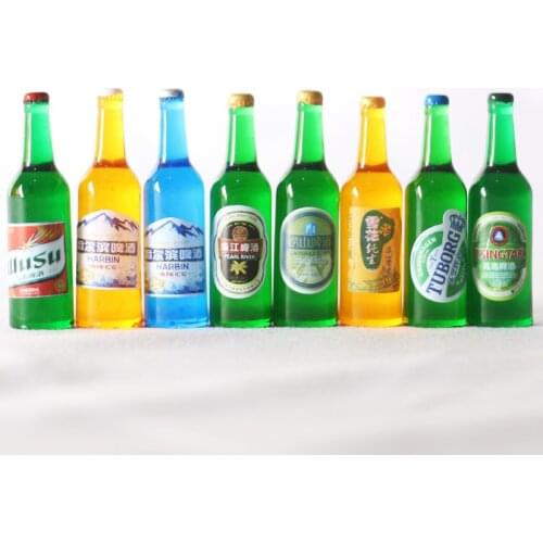 4/8pcs Dollhouse Miniature Wink Drink Bottle Pretend Play House Kitchen Food For Blyth Barbies Doll Dollhouse Miniture Toy