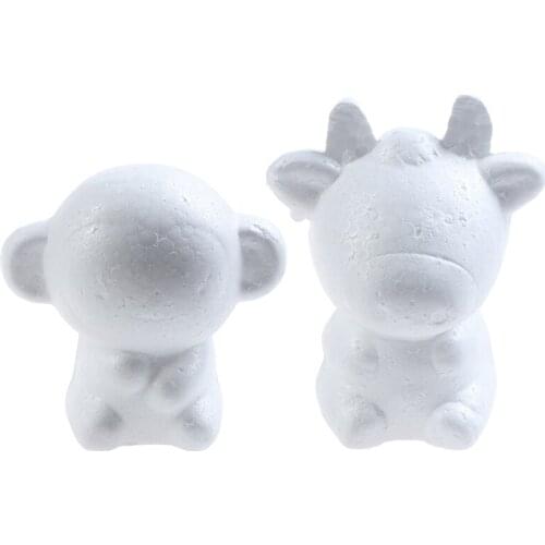 12cm Modeling Animals Shape White Polystyrene Foam Balls For DIY Party Decoration White
