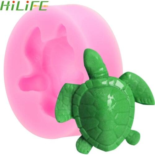 HILIFE Fondant Silicone Cake Mold Cake Decoration Sea Turtle Shape Baking Tools Food Grade Material Diy Dining Bar Cooking Tools