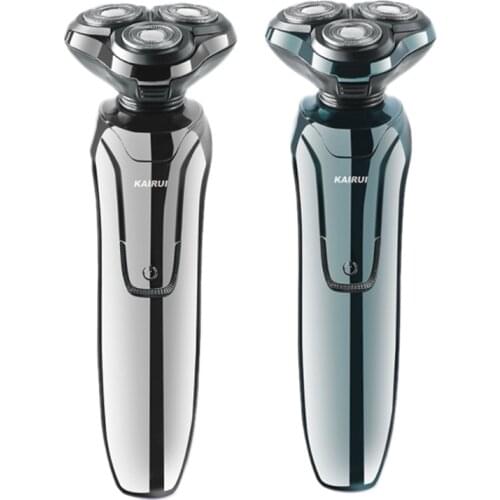 KAIRUI 4D Floating Three-Blade Electric Shavers for Men Full Body Washing Razor USB Rechargeable
