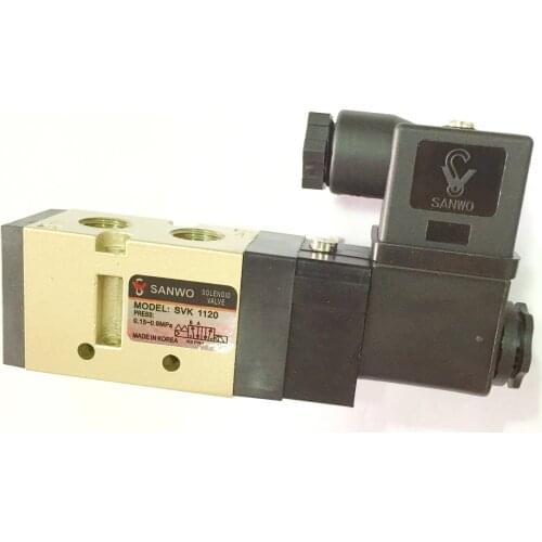 SANWO Pneumatic valve MODEL SVK 1120 MADE IN KOREA SOLENOID VALVE