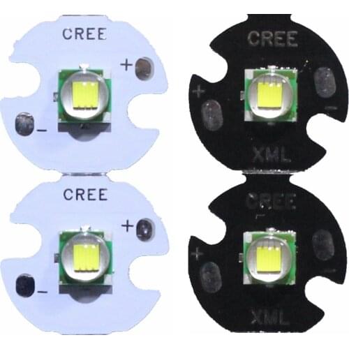 2PCS CREE XML XM-L T6 LED U2 10W Cold White Warm White High Power LED Emitter Diode with 12mm 14mm 16mm 20mm PCB for DIY