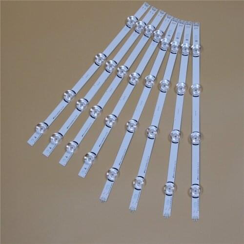TV LED Light Bars For LG 42LB572U 42LB572V 42LB580B 42LB580N 42LB613V -ZM -ZP LED Backlight Strips Kit 8 LED Lamps Lens 8 Bands