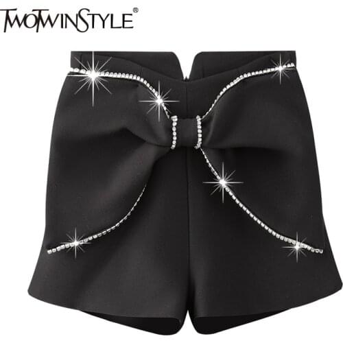 Женские летние шорты TWOTWINSTYLE China At AliExpress