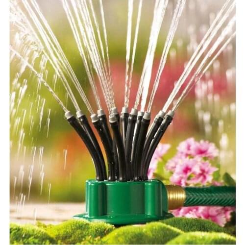 360 Degree Rotating Sprinkler Noodle Head Water Sprinkler Garden Watering Sprinkler for Garden Irrigation Roof Cooling