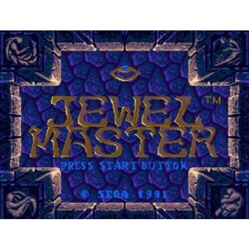JEWEL MASTER 16 bit MD Game Card For Sega Genesis Mega Drive