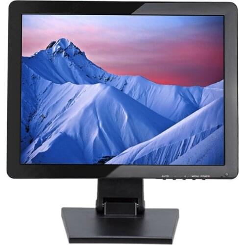 Zhixianda 17 Inch Color Screen Monitor CCTV Monitor Home Security Monitor 1280*1024 with AV/BNC/VGA/HDMI/USB Interface