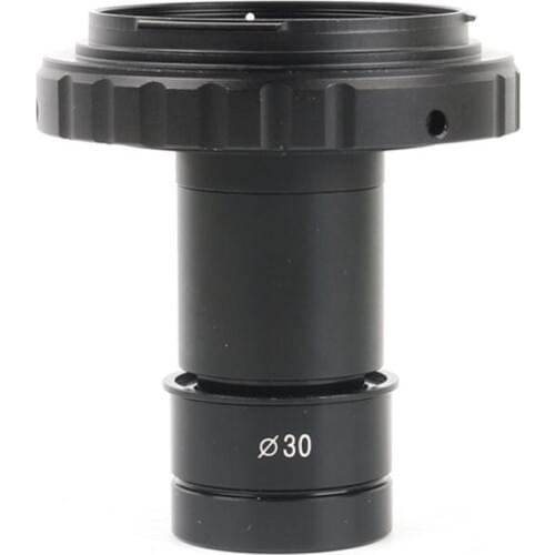 9.6X Eyepiece Lens 23.2mm 30mm Digital Canon Nikon SLR Camera Adapter Interface T2 Mount Adapter Fo Biological Stereo Microscope